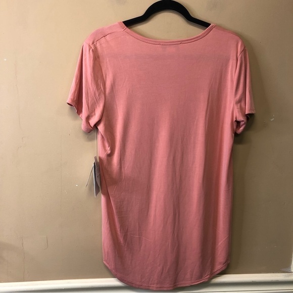 Magaschoni Soft Modal Salmon Colored Shirt Size M NWT - Picture 2 of 5